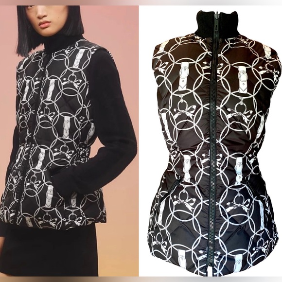 HERMES ❌SOLD❌PARIS PROMENADE DU MATIN PUFFER JACKET COAT VEST REVERSIBLE NEW - Picture 1 of 16